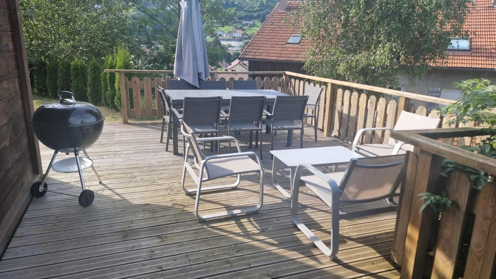 Le Chalet Du Pere Michel, Jacuzzi, Sauna, Jardin La Bresse Kültér fotó