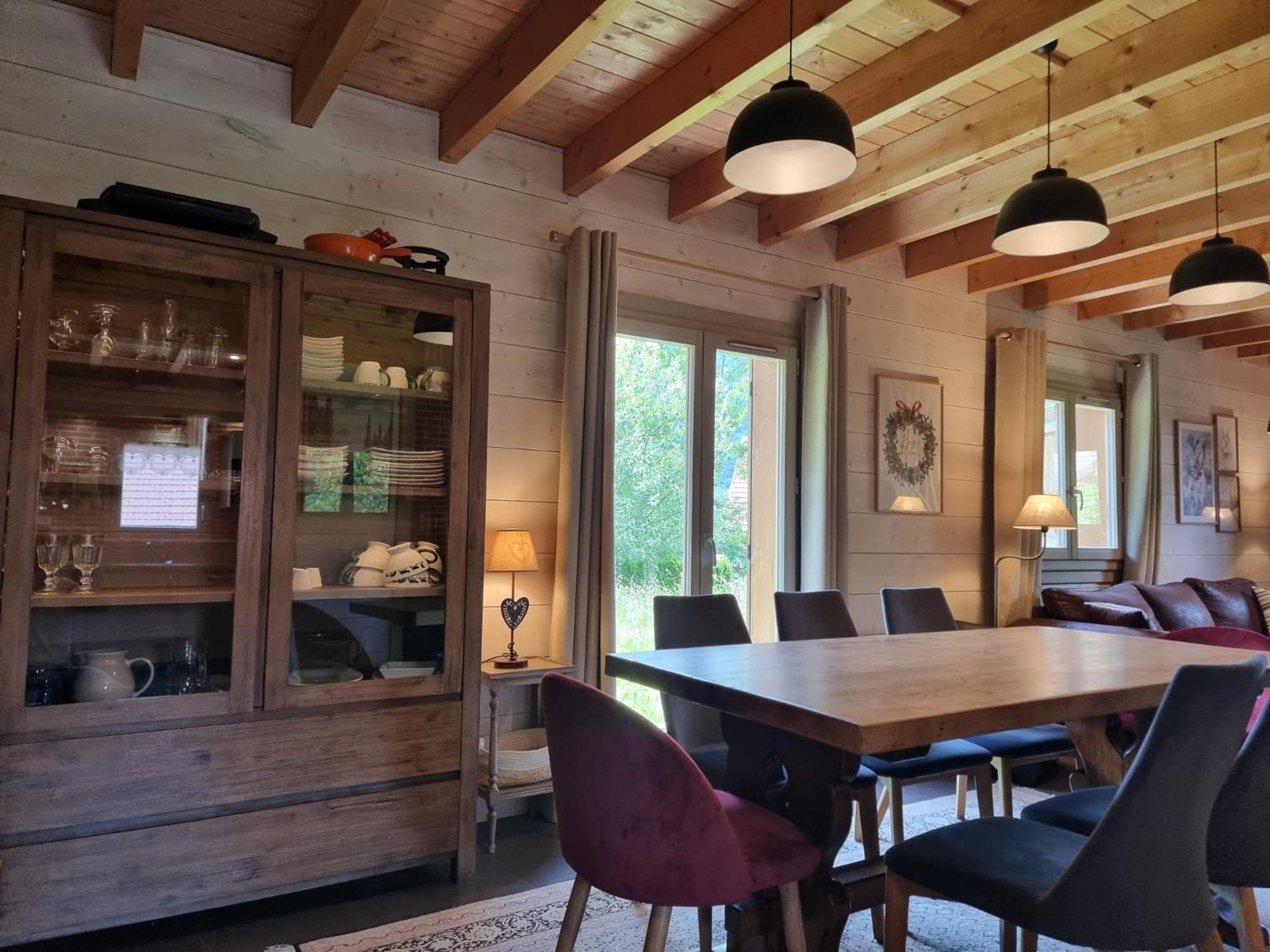 Le Chalet Du Pere Michel, Jacuzzi, Sauna, Jardin La Bresse Kültér fotó