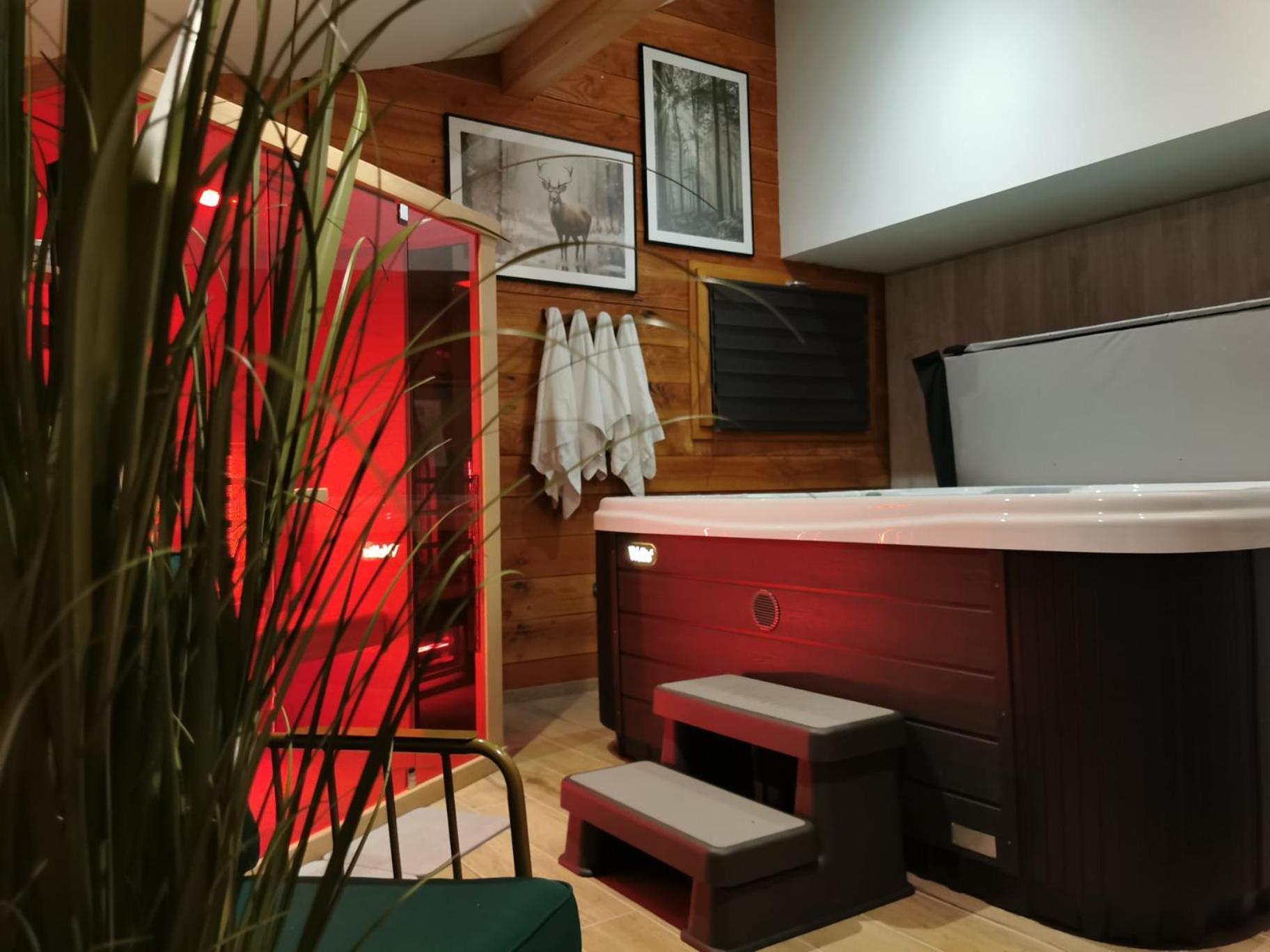Le Chalet Du Pere Michel, Jacuzzi, Sauna, Jardin La Bresse Kültér fotó