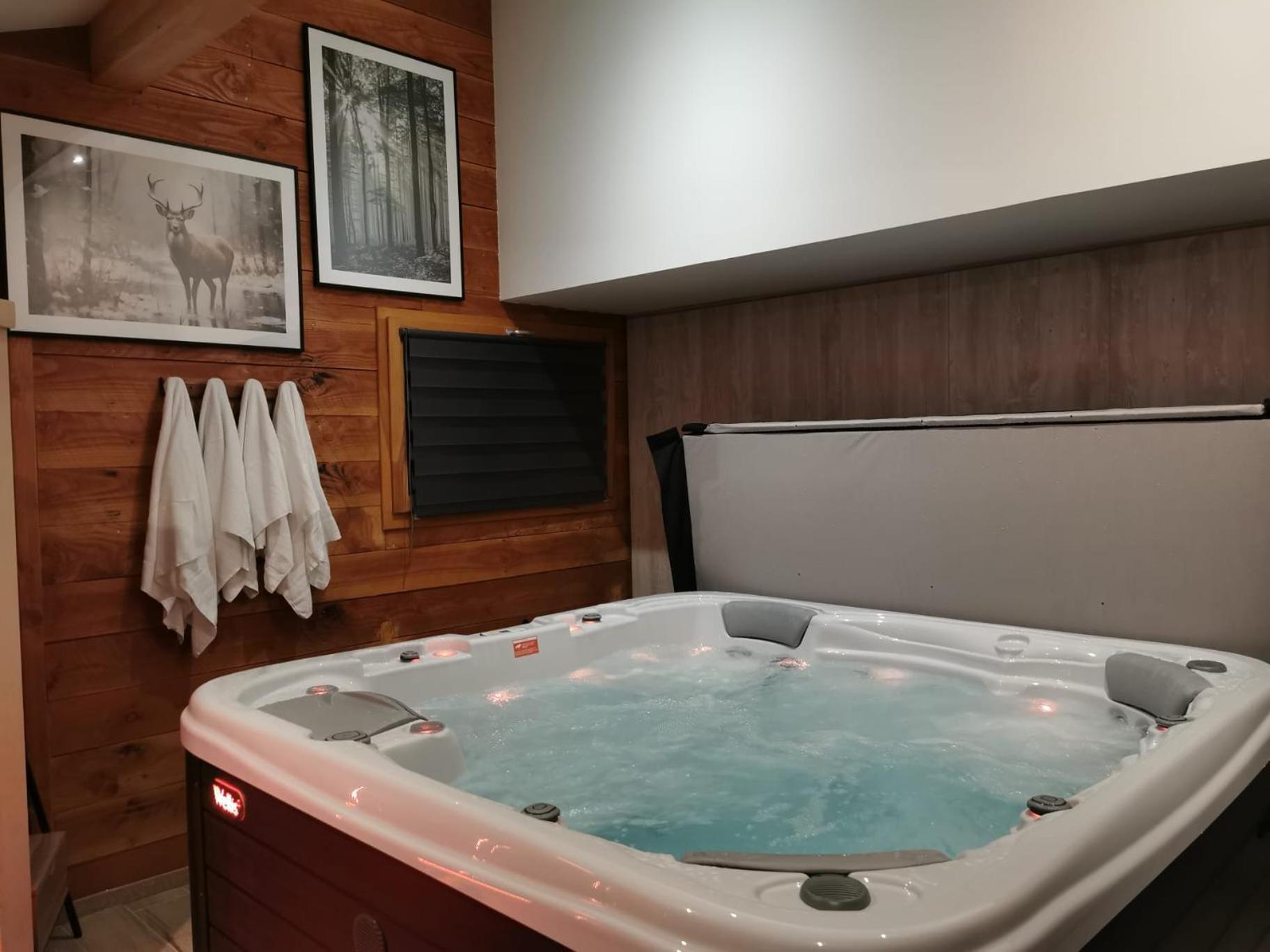 Le Chalet Du Pere Michel, Jacuzzi, Sauna, Jardin La Bresse Kültér fotó